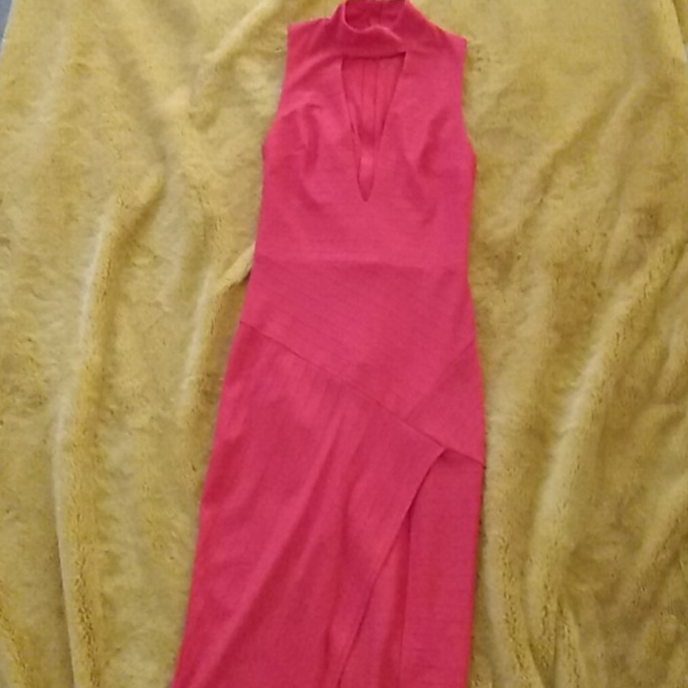 Sexy red cocktail dress